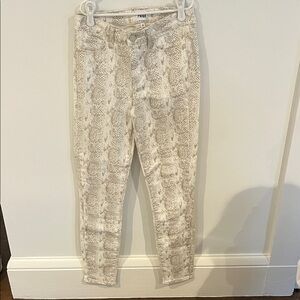 PAIGE Snake Patterned Jeans
